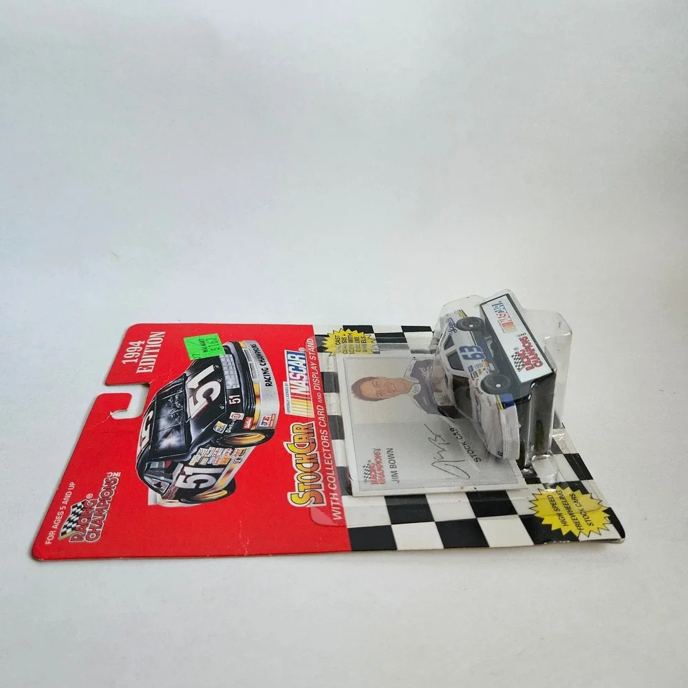 Racing Champions 1994 NASCAR Jim Bown 63 Lysol Stock Car 1:64 Diecast with Card